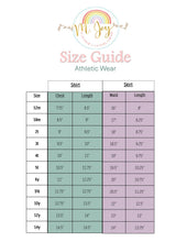 Load image into Gallery viewer, Size chart for Halloween play dresses.
