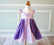 Load image into Gallery viewer, Tangled Rapunzel Dress