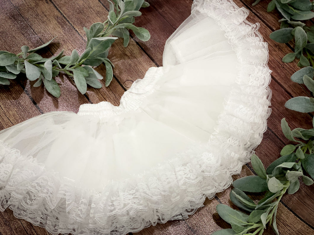 White Separate Petticoat by M. Joy RTS
