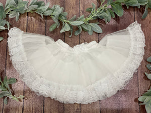 White Separate Petticoat by M. Joy RTS